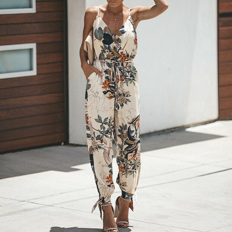 Summer Holiday Sleeveless Jumpsuit 2019