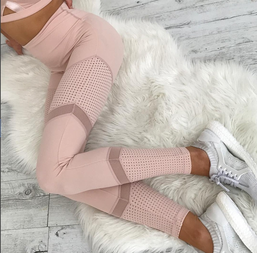 Fitness Pink Slim Leggings