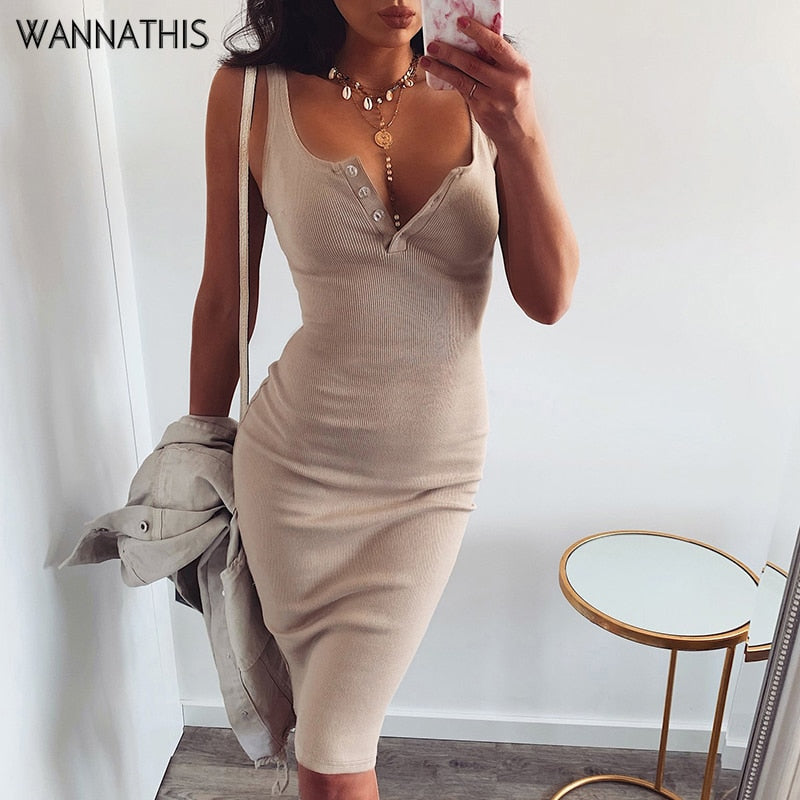 Sexy Elegant Knee-Length Dress